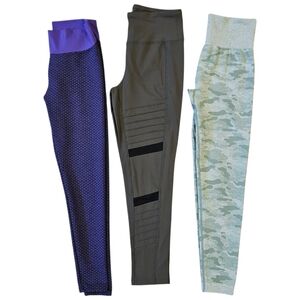 Women’s Leggings Bundle – 3 Pairs Size Medium